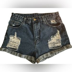 Shein denim shorts, size 8/10